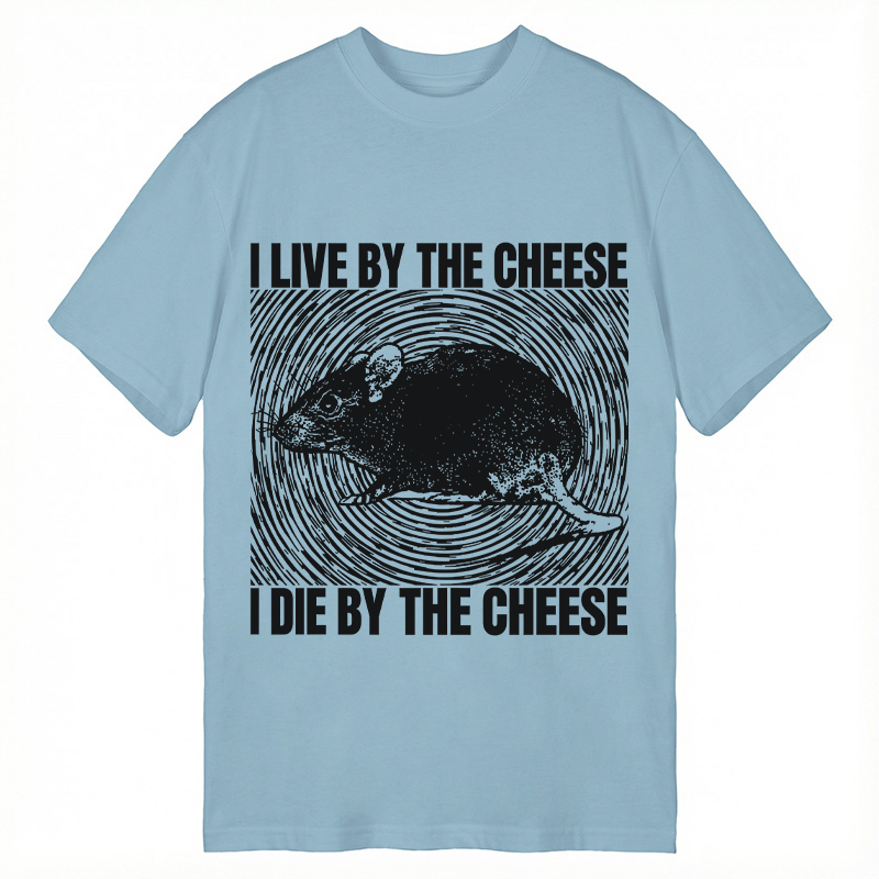 Tokyocanvas I Live By The Cheese Rat Classic T-Shirt