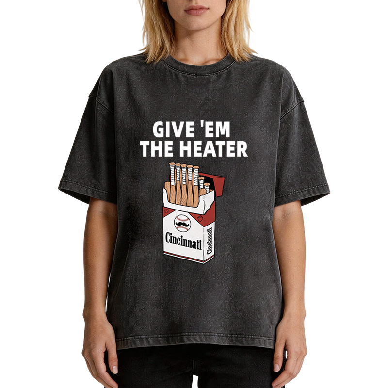 Tokyocanvas Give Them The Heater Washed T-Shirt