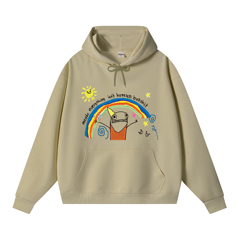 Tokyocanvas Hyperbole And A Half Fleece Lined Hoodie