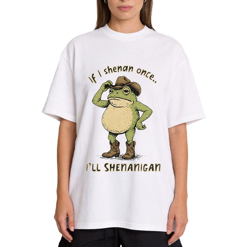 Tokyocanvas If I Shenan Once Funny Classic T-Shirt