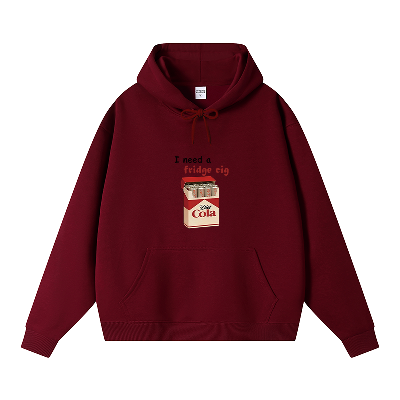 Tokyocanvas I Need A Fridge Cig Fleece Lined Hoodie
