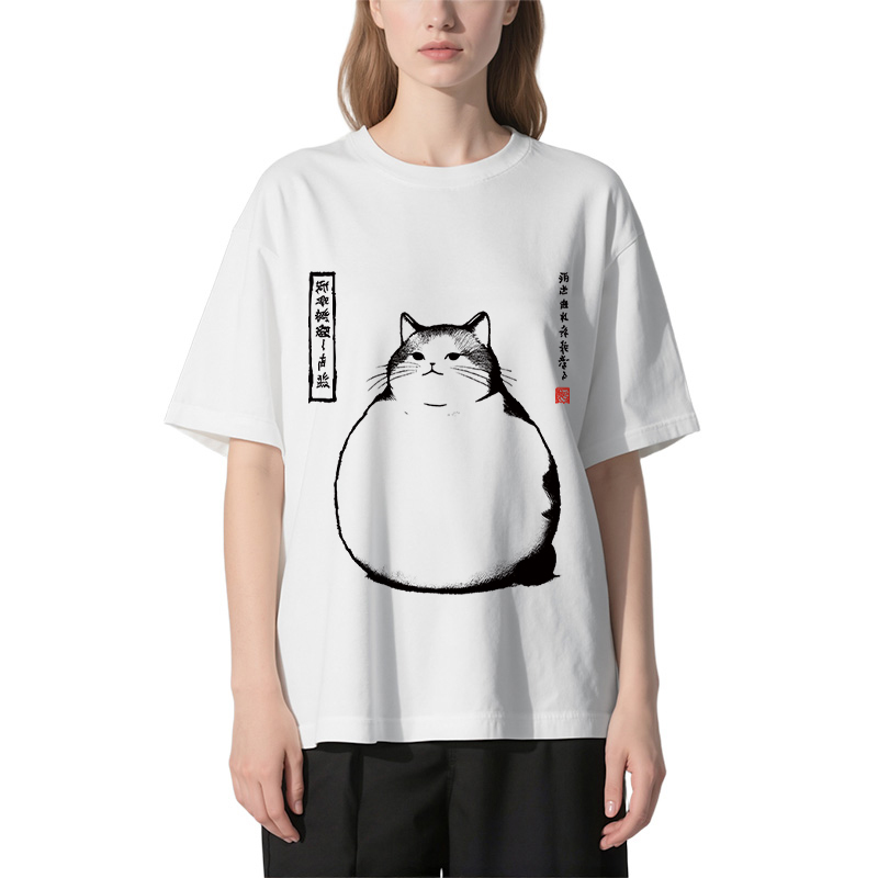 Tokyocanvas Matsumoto Hoji Cat Classic T-Shirt