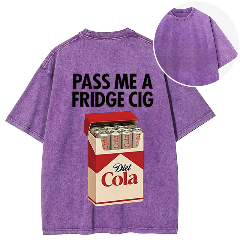 Tokyocanvas I Need A Diet Cola Back Washed T-Shirt