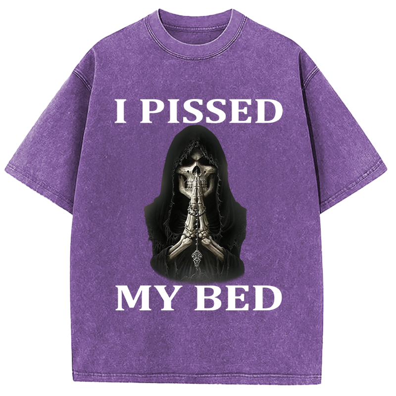 Tokyocanvas I Pissed My Bed Washed T-Shirt