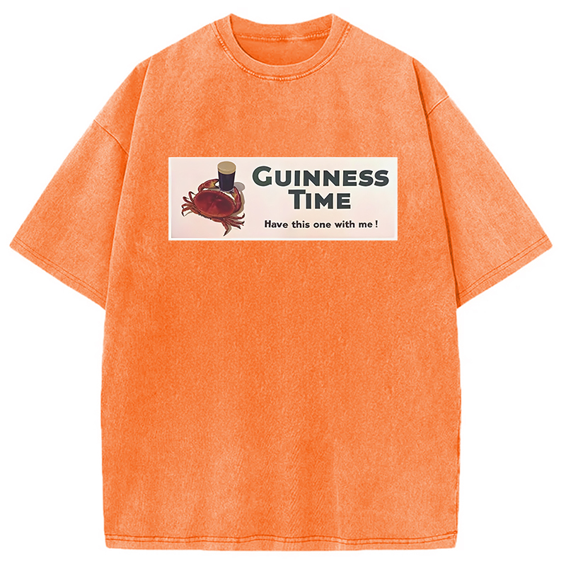 Tokyocanvas Vintage Guinness Crab Washed T-Shirt