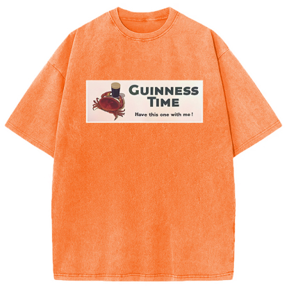 Tokyocanvas Vintage Guinness Crab Washed T-Shirt