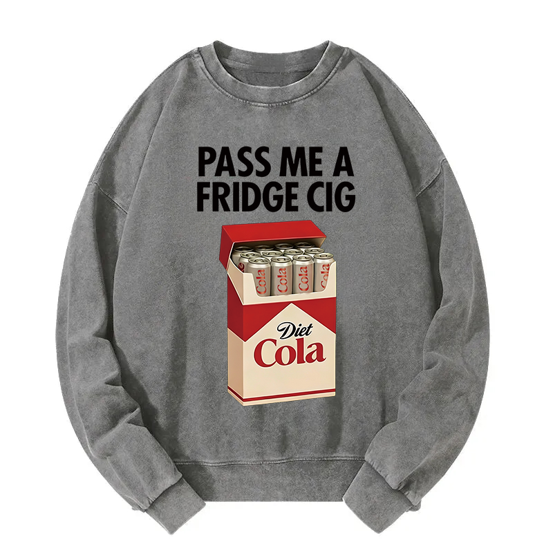 Tokyocanvas I Need A Diet Cola Washed Sweatshirt