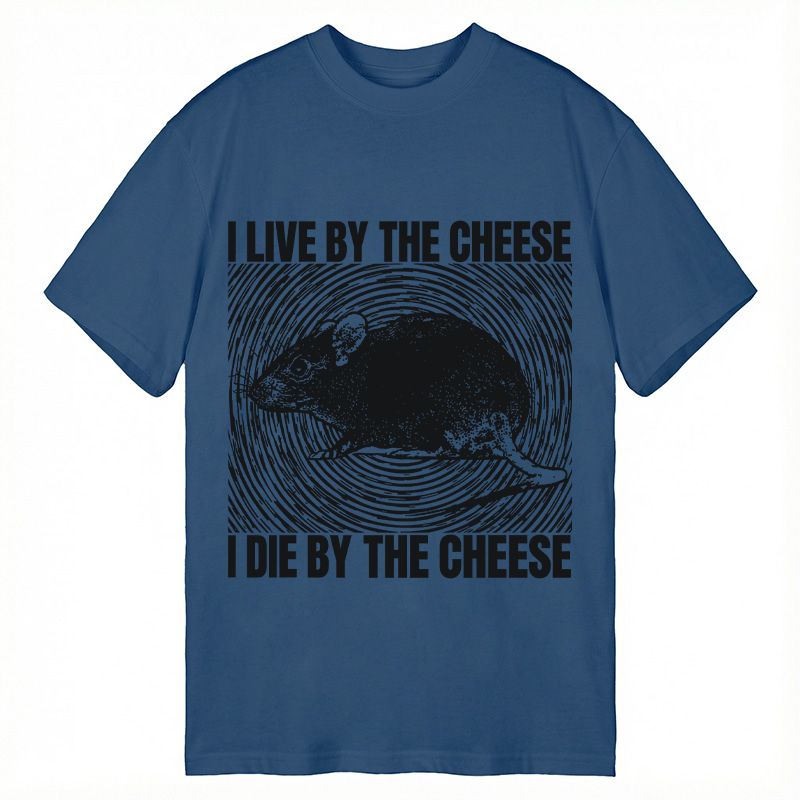 Tokyocanvas I Live By The Cheese Rat Classic T-Shirt