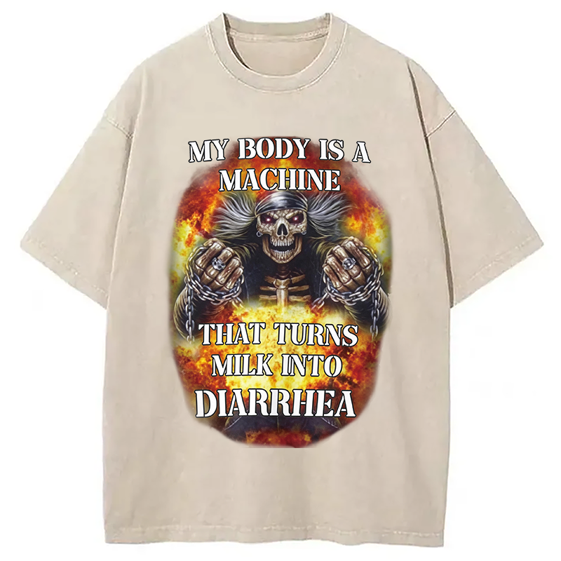 Tokyocanvas My Body is a Machine Washed T-Shirt