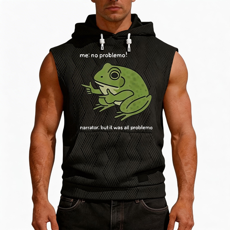 Tokyocanvas Stupid Frog Meme Hooded Tank
