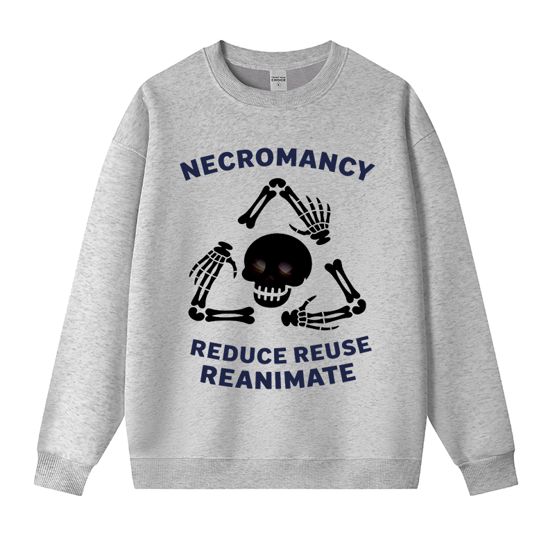 Tokyocanvas 3R Skeleton Fleece Lined Sweatshirt