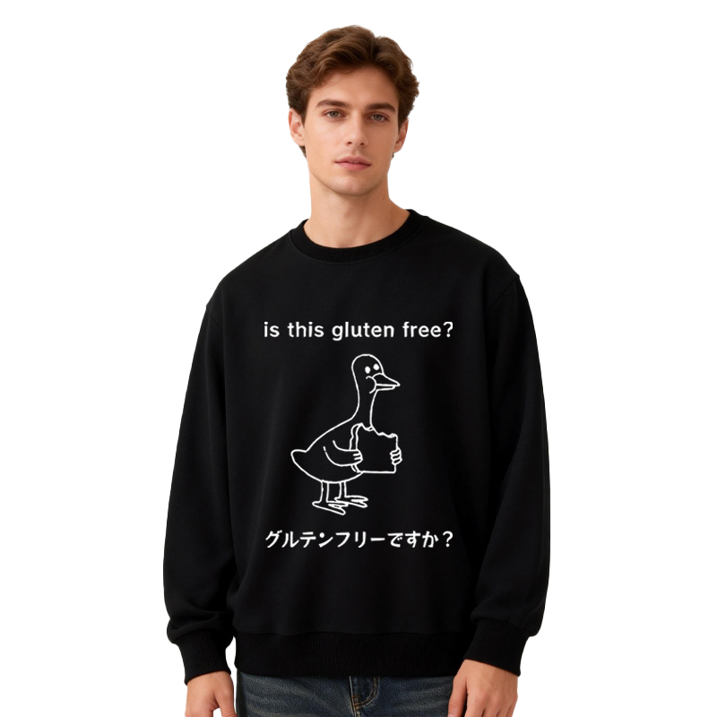 Tokyocanvas Avoid Gluten Product Classic Sweatshirt