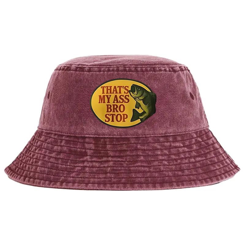 Tokyocanvas Bro Stop Washed Bucket Hat