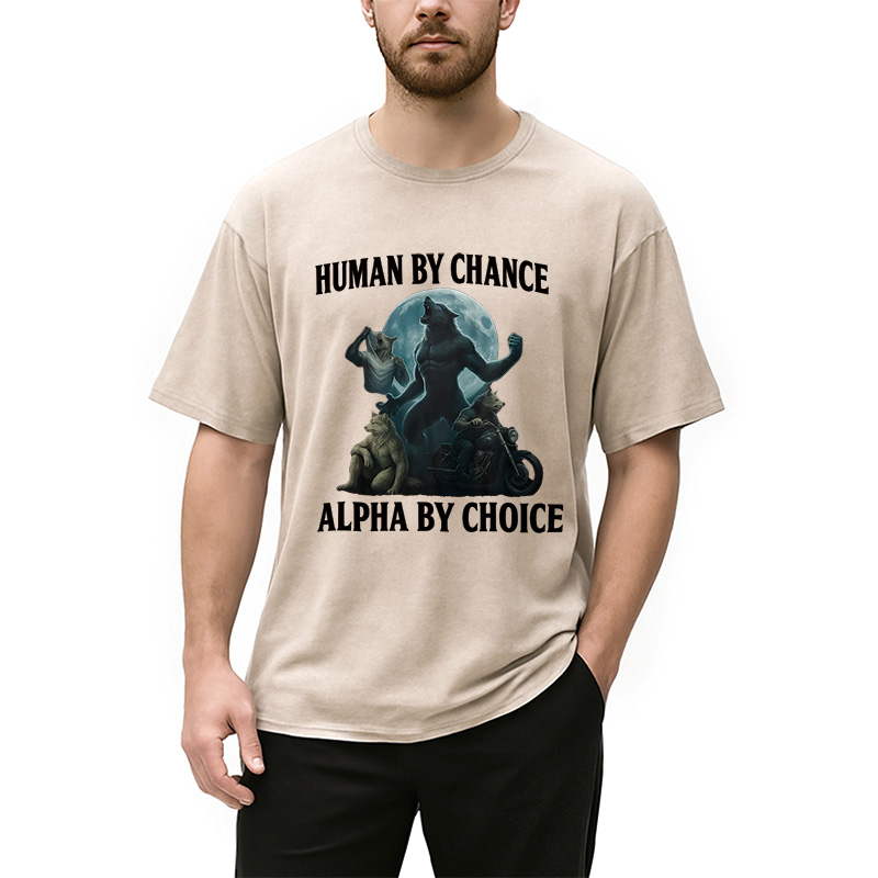 Tokyocanvas Human by Chance Washed T-Shirt