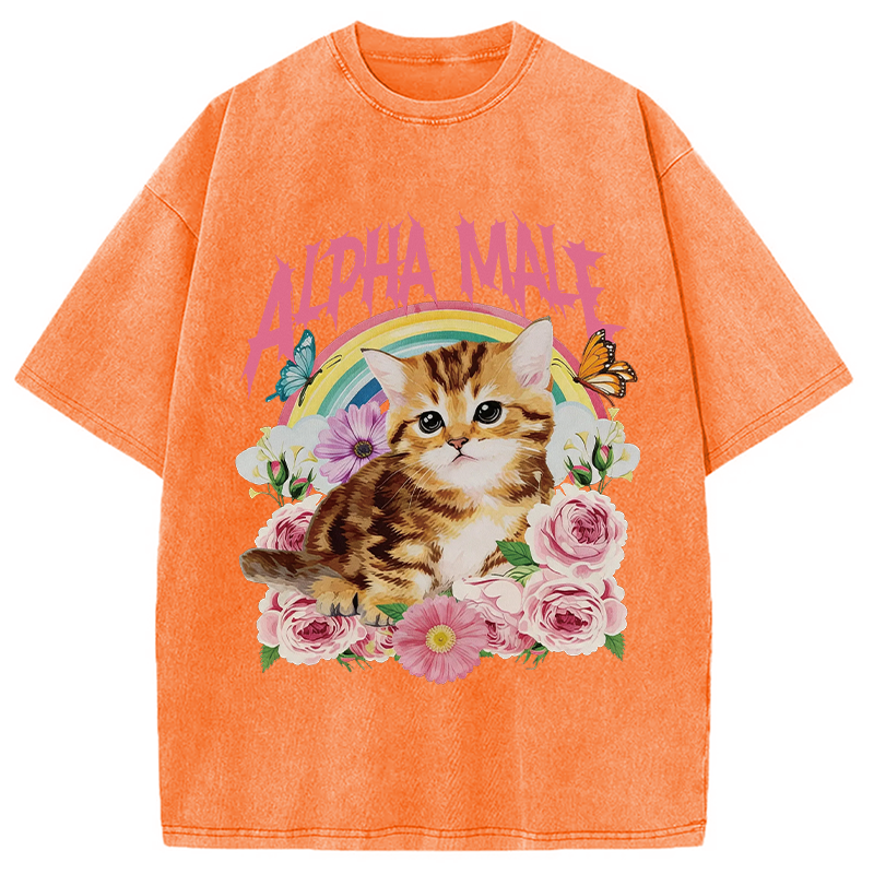 Tokyocanvas Alpha Male Washed T-Shirt