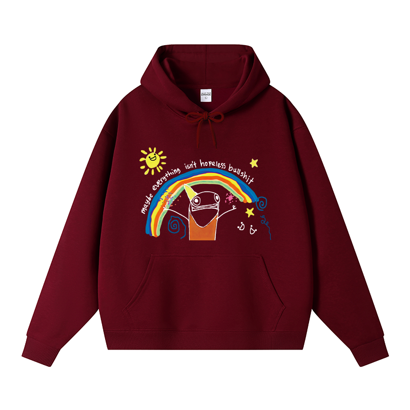 Tokyocanvas Hyperbole And A Half Fleece Lined Hoodie
