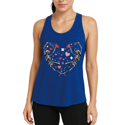 Tokyocanvas Skeleton Love Fitness Tank