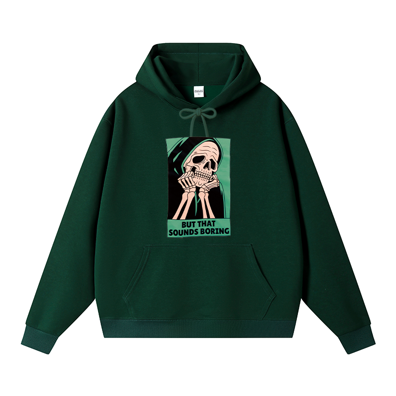 Tokyocanvas But That Sounds Boring Fleece Lined Hoodie