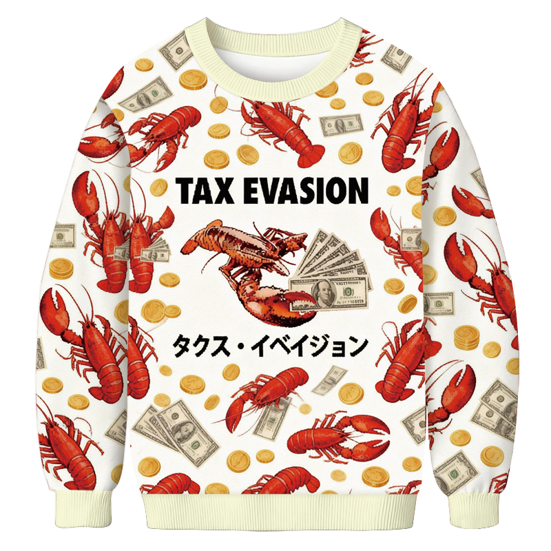 Tokyocanvas Red Tux Evasion Casual Ugly Sweatshirt