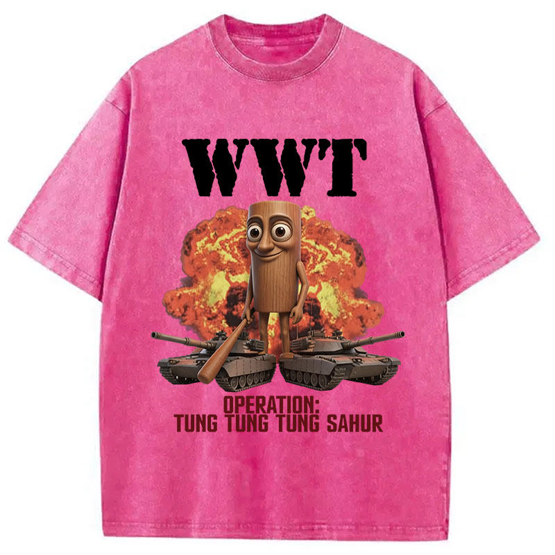 Tokyocanvas World War Tung Washed T-Shirt