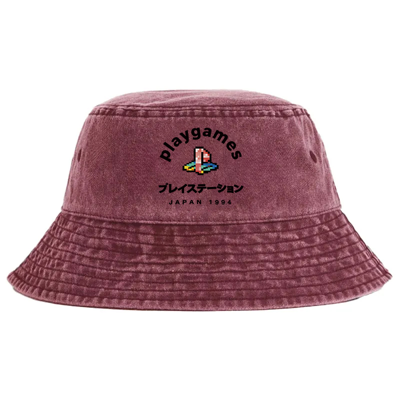 Tokyocanvas Play Games Japan Washed Bucket Hat