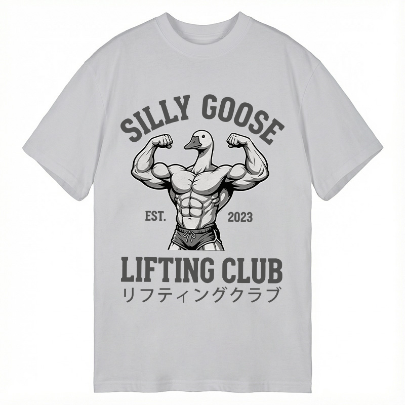 Tokyocanvas Silly Goose Lifting Classic T-Shirt