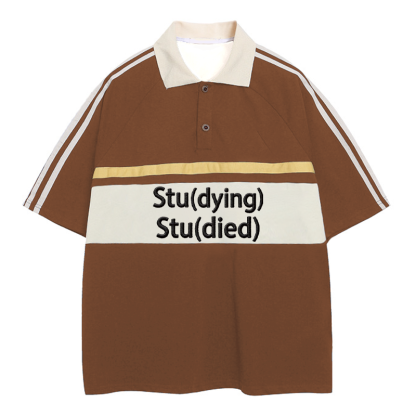 Tokyocanvas Study? Student? Polo Embroidered T-Shirt