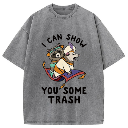 Tokyocanvas I Can Show You Some Trash Washed T-Shirt