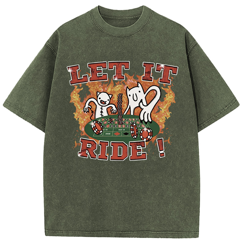 Tokyocanvas Let It Ride Washed T-Shirt