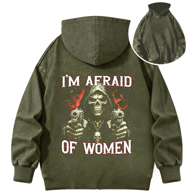 Tokyocanvas I'm Afraid Of Women Washed Hoodie