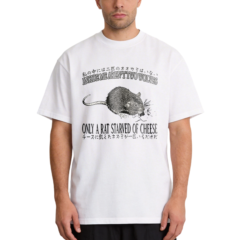 Tokyocanvas Only a Rat Starved of Cheese Classic T-Shirt