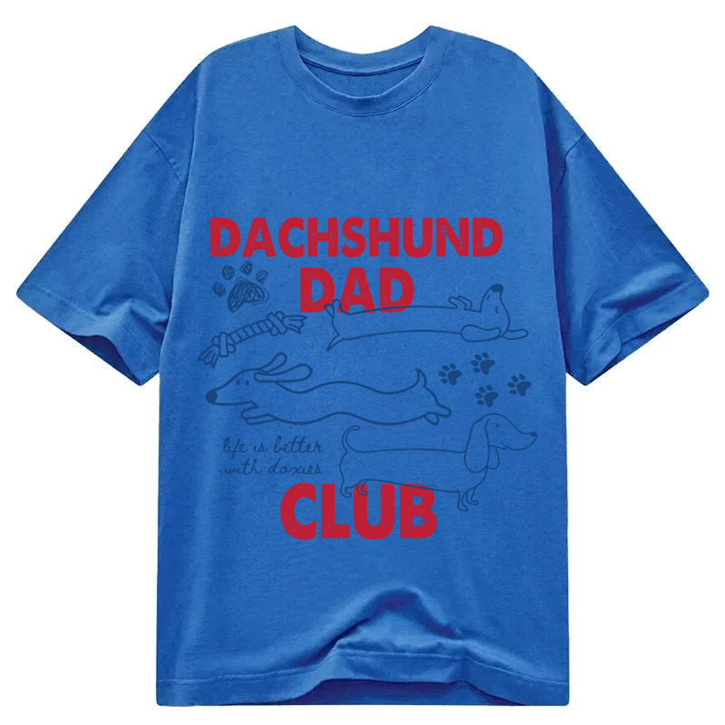 Tokyocanvas Dachshund Dad Club Classic T-Shirt