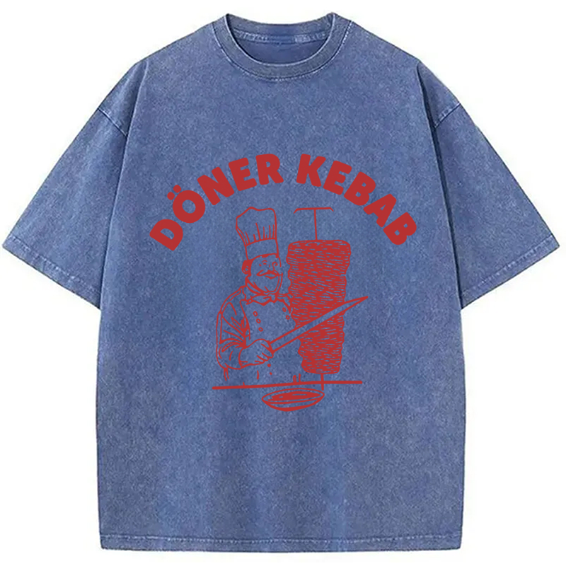 Tokyocanvas Funny Foodie Meme Washed T-Shirt
