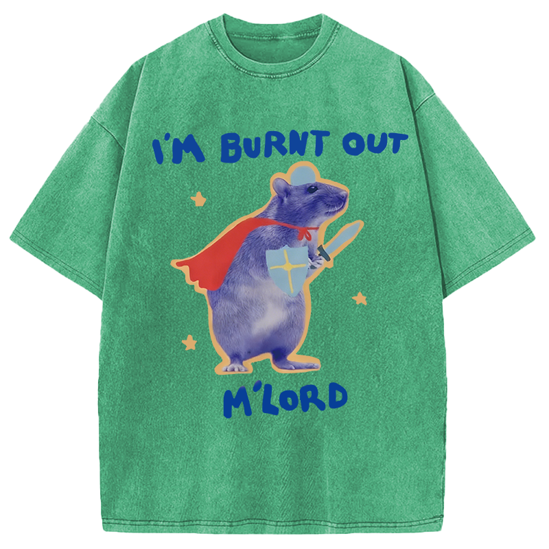 Tokyocanvas I'm Burnt Out M'lord Washed T-Shirt