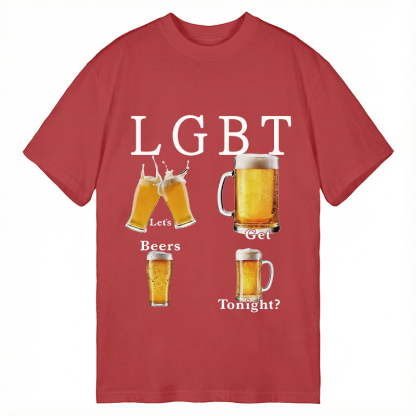 Tokyocanvas Lets Get Beers Classic T-Shirt