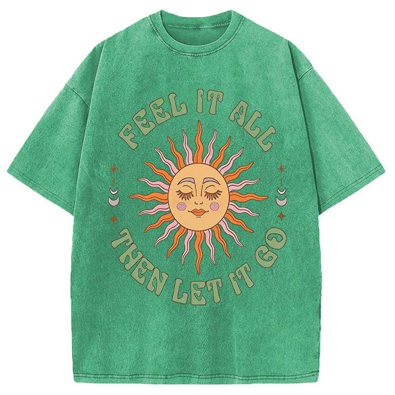 Tokyocanvas Breathe?and?Release? Washed T-Shirt