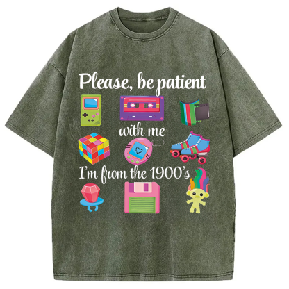 Tokyocanvas Please Be Patient Washed T-Shirt