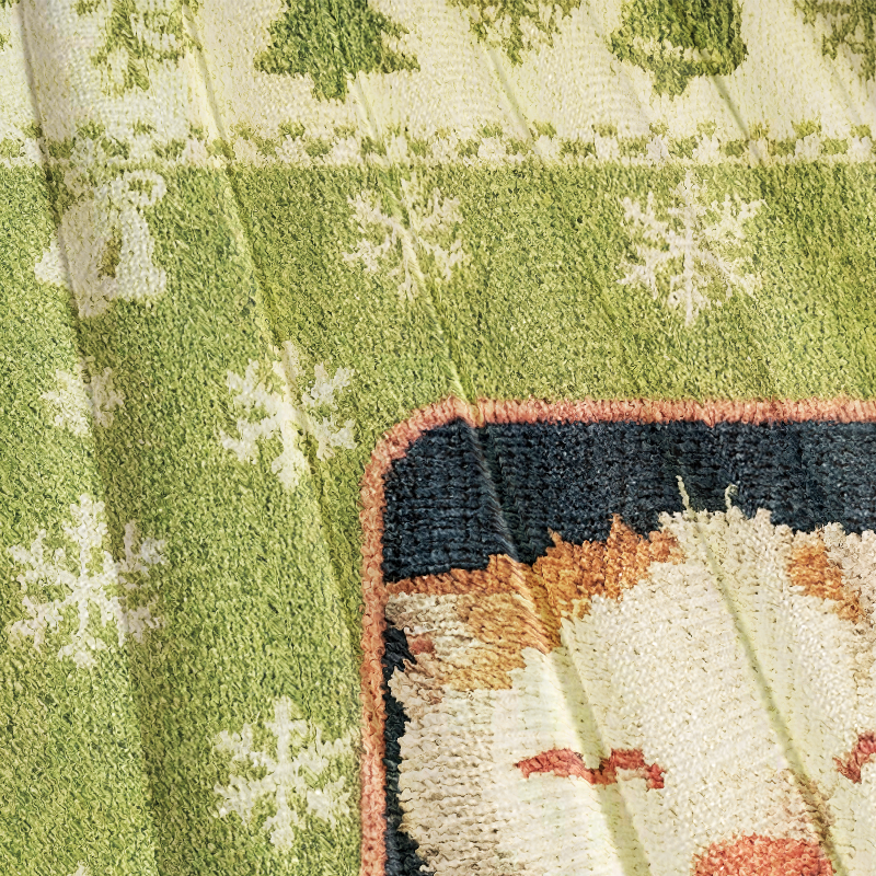 Tokyocanvas Green Drowsy Cat Meme Christmas Ugly Sweatshirt