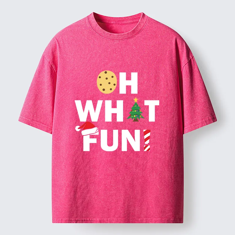 Tokyocanvas Christmas Funny Season Vibe Washed T-Shirt