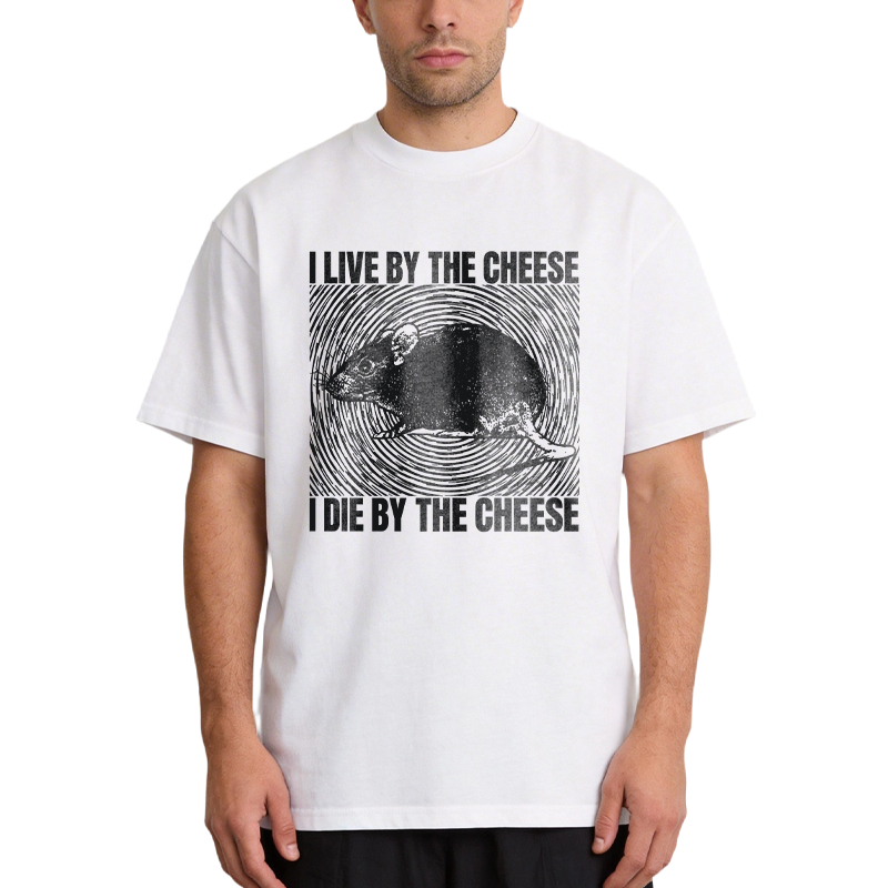 Tokyocanvas I Live By The Cheese Rat Classic T-Shirt