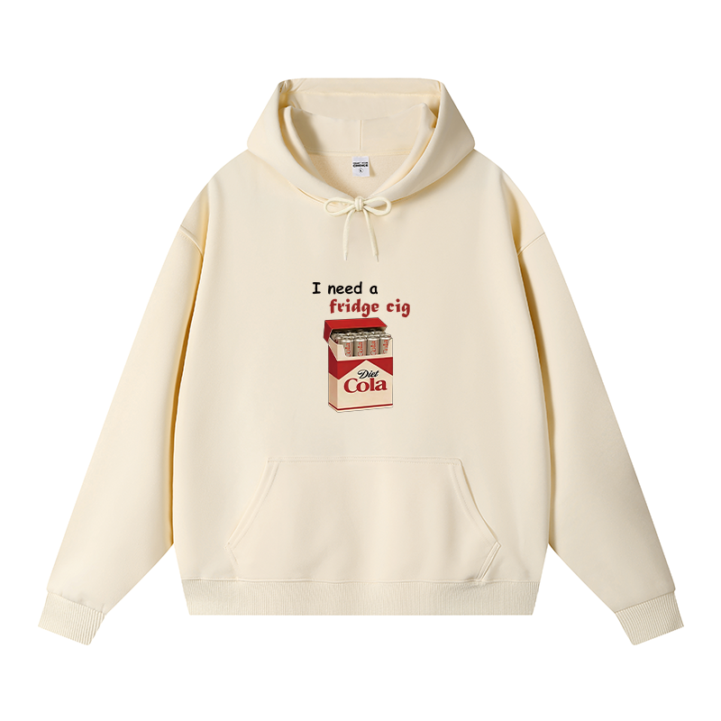 Tokyocanvas I Need A Fridge Cig Fleece Lined Hoodie
