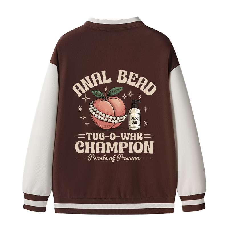 Tokyocanvas Anal Bead Tug-of-War Champion Varsity Jacket