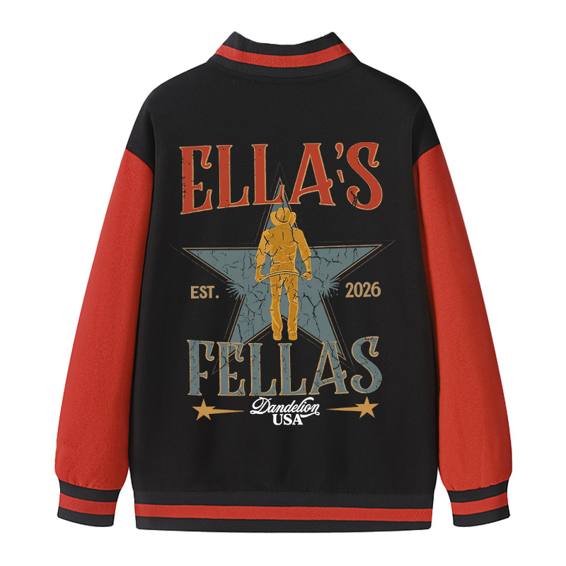 Tokyocanvas Vintage Ellas Fellas 90s Varsity Jacket
