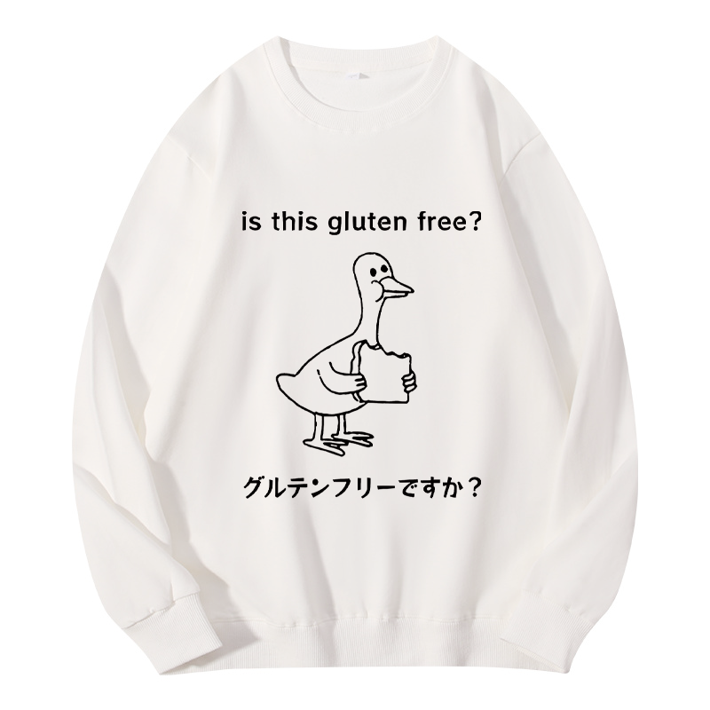 Tokyocanvas Avoid Gluten Product Classic Sweatshirt