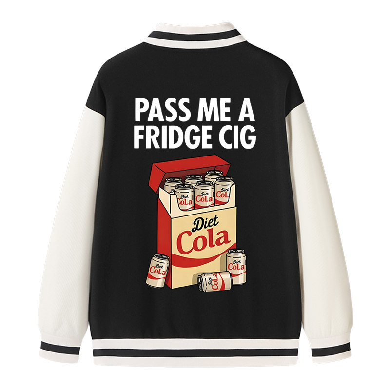Tokyocanvas Diet Cola Cigarette Pack Varsity Jacket