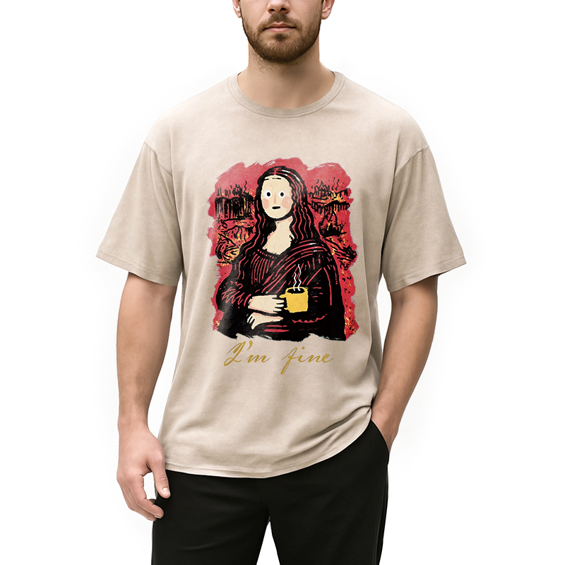 Tokyocanvas I'm Fine Art Washed T-Shirt