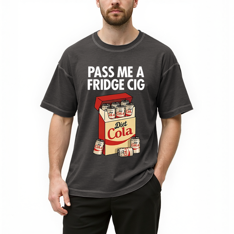 Tokyocanvas Diet Cola Cigarette Pack Gradient Washed T-Shirt