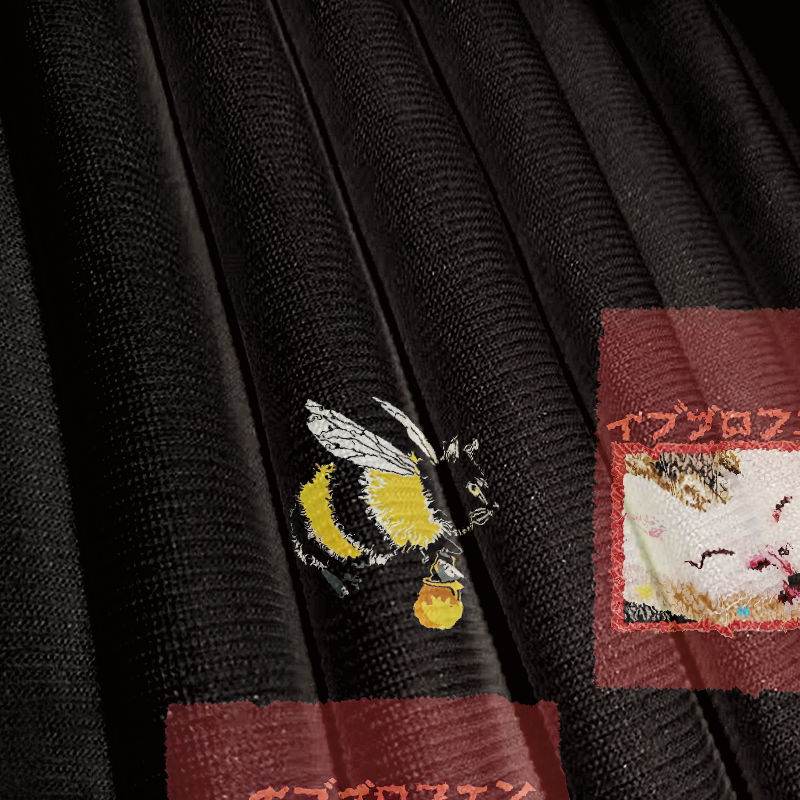 Tokyocanvas Funny Cat Bee Meme Casual Ugly Sweatshirt