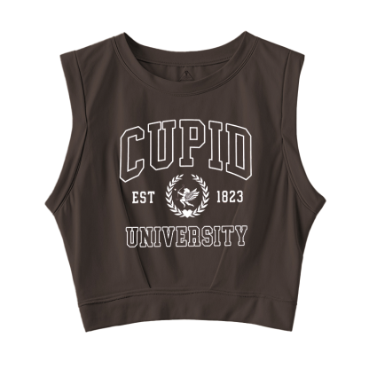 Tokyocanvas Cupid University Sleeveless Crop Top