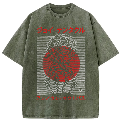 Tokyocanvas Retro Music Washed T-Shirt